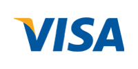 Visa logo representing accepted payment method for hosting services